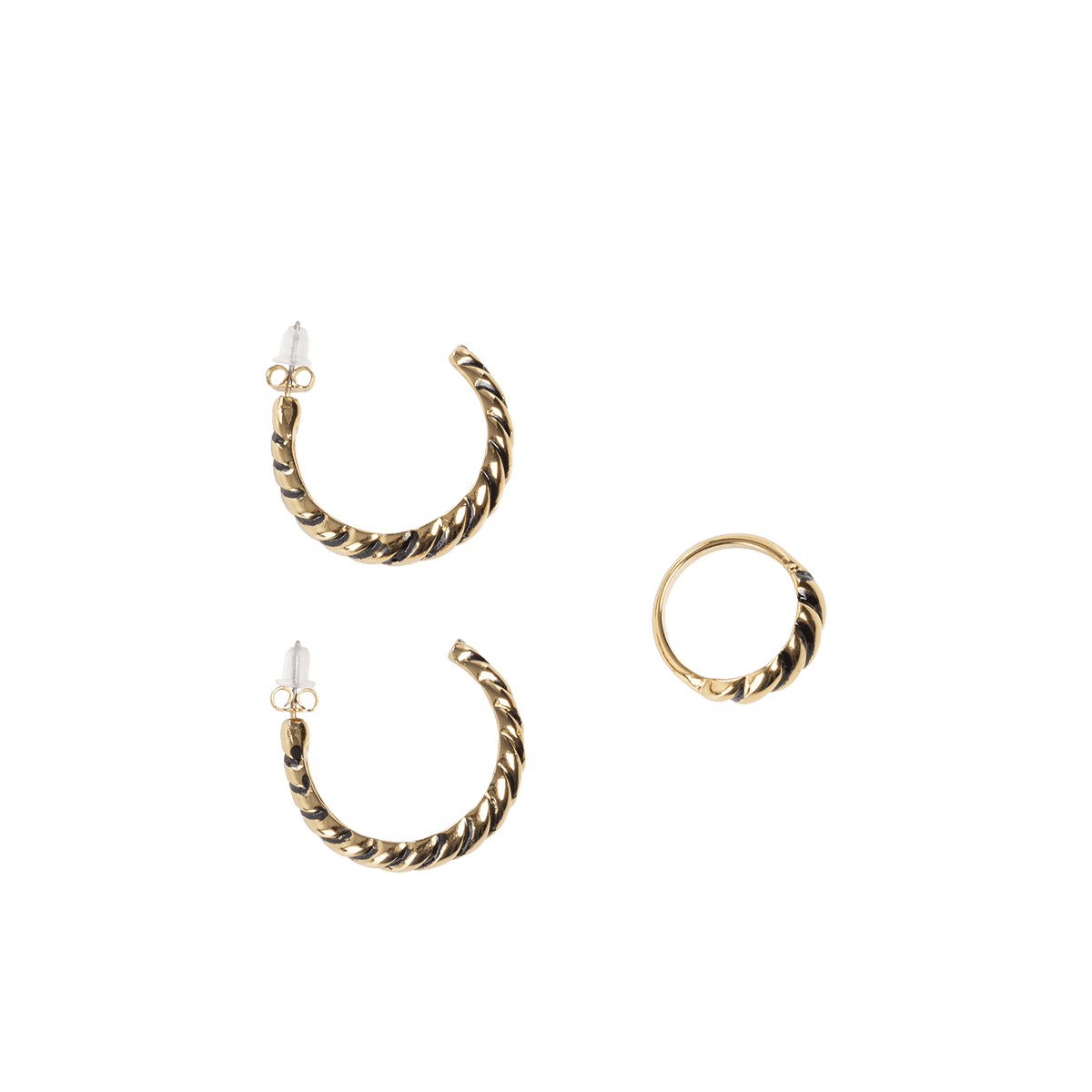 Kit de Aretes y Anillo para Mujer Canali 2