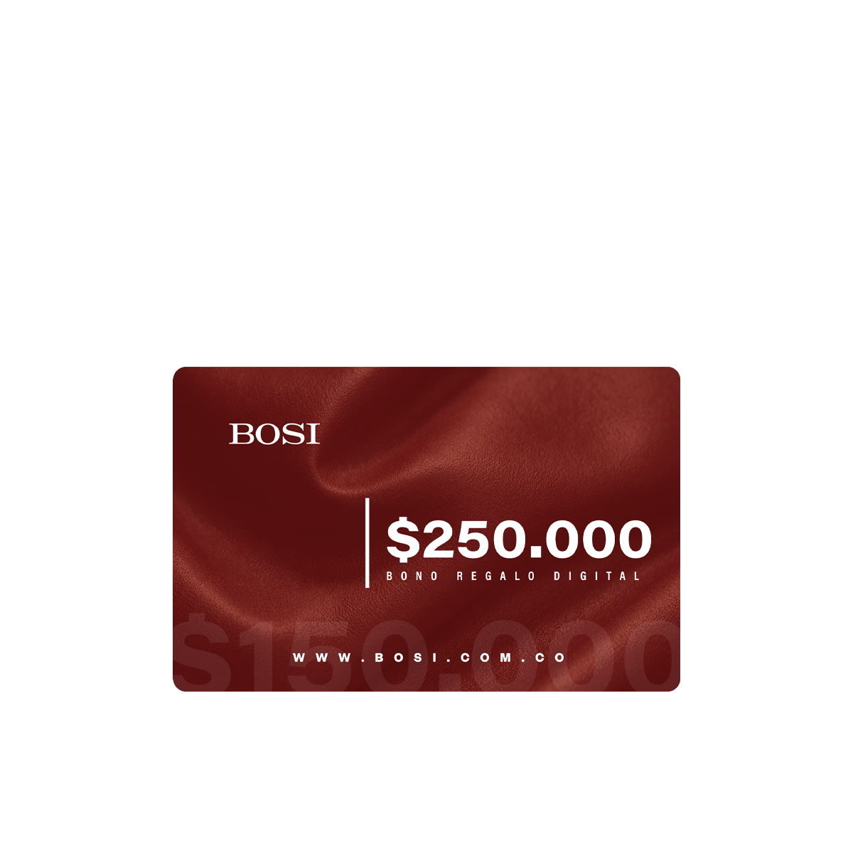 Bono Regalo Digital Bosi 5