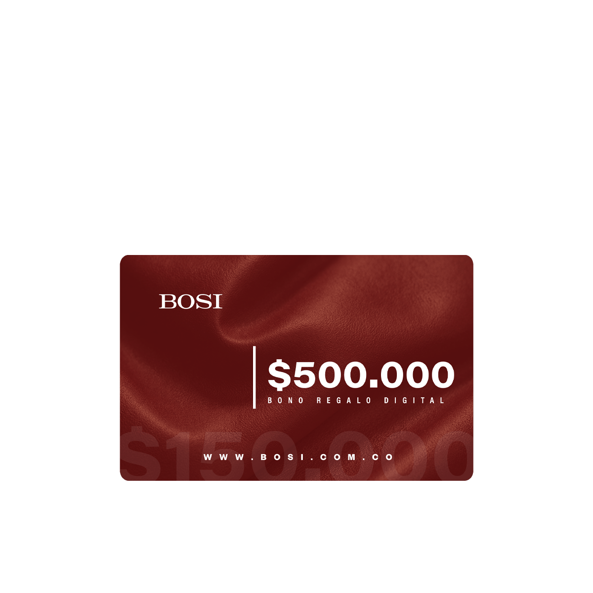 Bono Regalo Digital Bosi 8